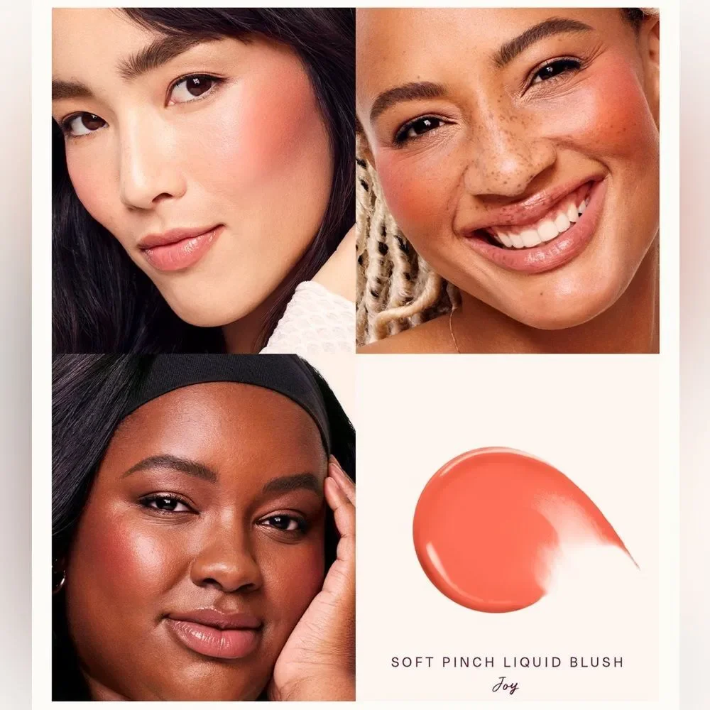 RARE BEAUTY Soft Pinch Liquid Blush Joy NWT Peach Coral
